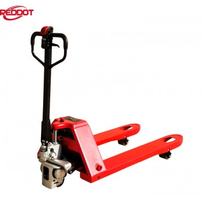 REDDOT new style big lithium Lithium ion battery economic mini semi electric hand pallet truck